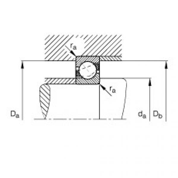 FAG bearing table ntn for solidwork Angular contact ball bearings - 7307-B-XL-TVP #5 image