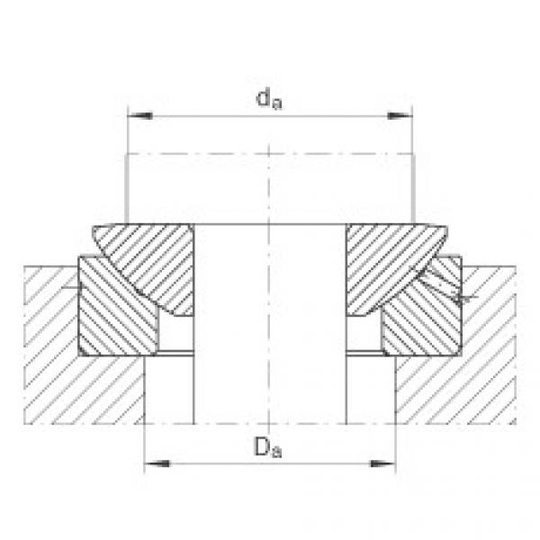 FAG 608 bearing skf Axial spherical plain bearings - GE45-AX #5 image