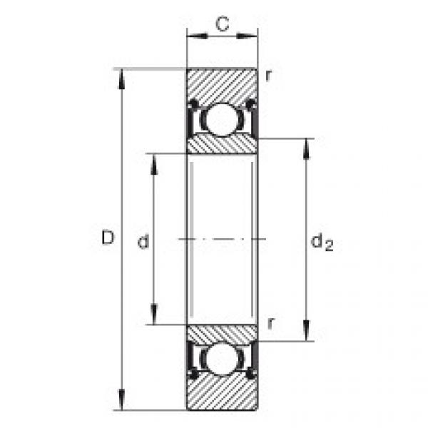 FAG bearing skf 309726 bd Track rollers - LR206-X-2RS #5 image