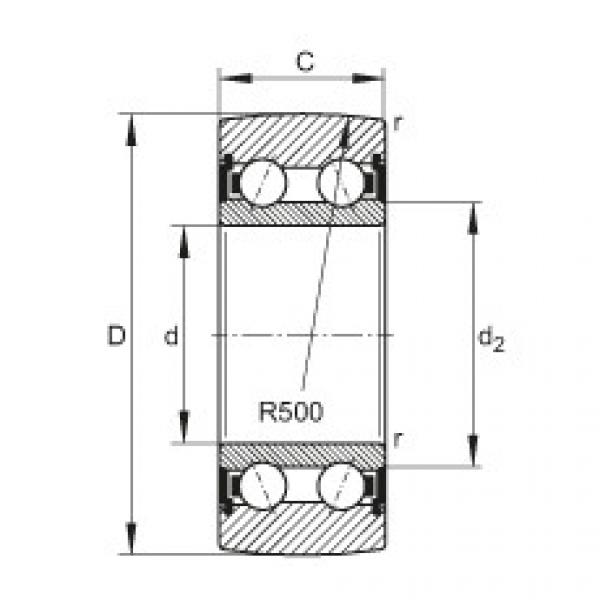 FAG cara menentukan ukuran bearing skf diameter luar 6212 Track rollers - LR5303-2HRS-TVH-XL #5 image