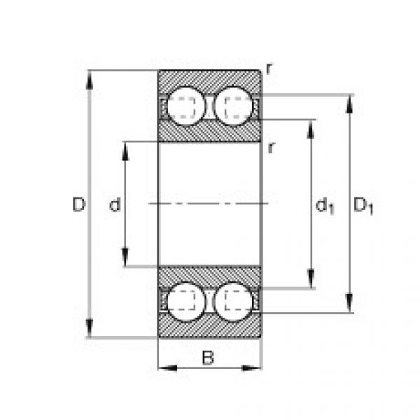 FAG 6203 bearing skf Deep groove ball bearings - 4207-B-TVH #4 image