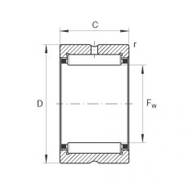 Needle Roller Bearing Manufacture NKS20 INA #1 image