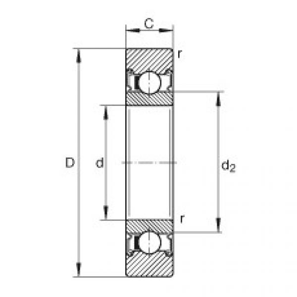 FAG ntn flange bearing dimensions Track rollers - LR204-X-2RSR #5 image