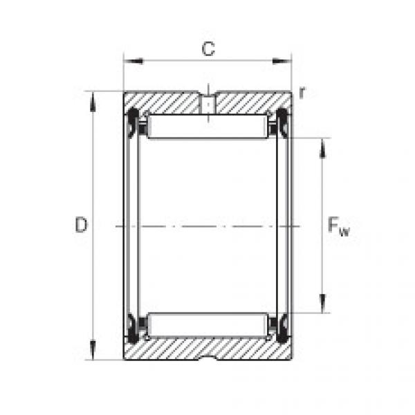 FAG cad skf ball bearing Needle roller bearings - RNA4907-2RSR-XL #5 image