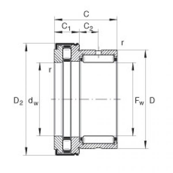 Complex Bearings NKXR30-Z INA #1 image