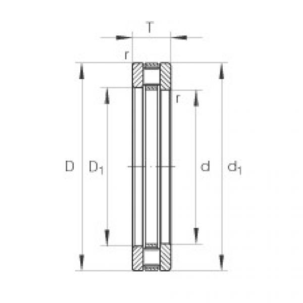 FAG ntn bearing 4t30304a 20 * 50 Axial cylindrical roller bearings - 81212-TV #5 image
