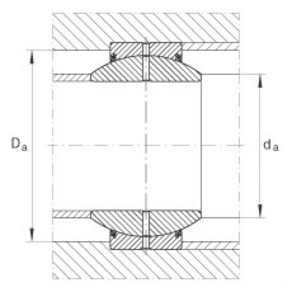 FAG distribuidor de rodamiento marca ntn 6030z especificacion tecnica venezuela Radial spherical plain bearings - GE17-FO-2RS #5 image