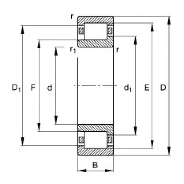 Cylindrical Bearing NJ202-E-TVP2 FAG #1 image