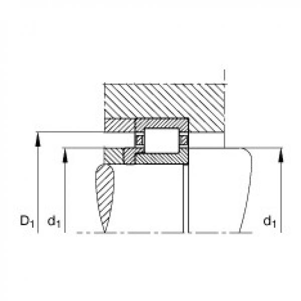 FAG bearing table ntn for solidwork Cylindrical roller bearings - NJ340-E-TB-M1 + HJ340-E #4 image