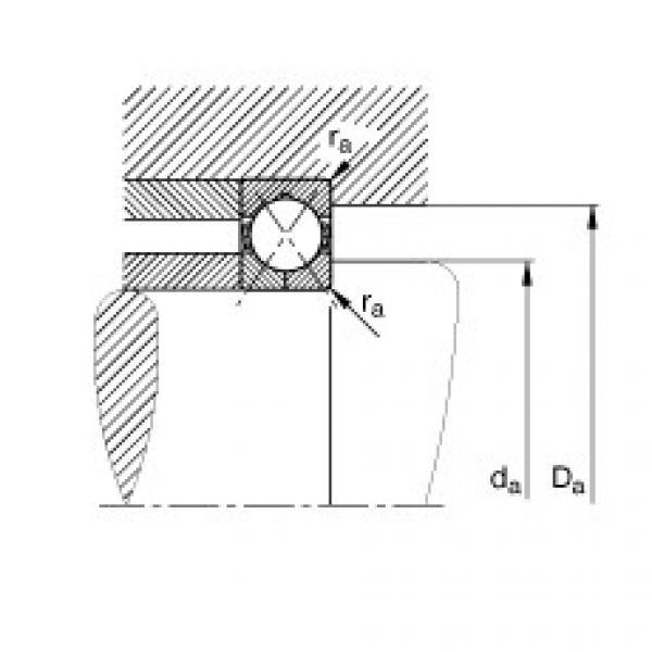 FAG cara menentukan ukuran bearing skf diameter luar 6212 Four point contact bearings - QJ219-N2-MPA #5 image