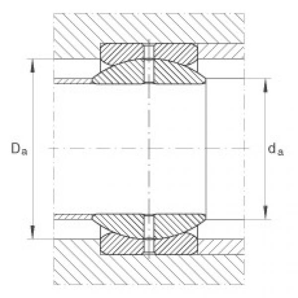 FAG 7218 b mp fag angular contact bearing 90x160x30 Radial spherical plain bearings - GE50-ZO #5 image