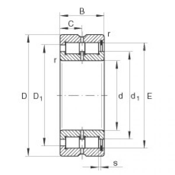 cylindrical bearing nomenclature SL185006 INA #1 image