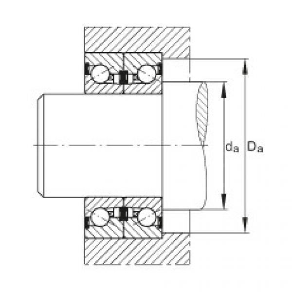 FAG distributor of fag bearing in italy Axial angular contact ball bearings - BSB4072-2Z-SU #2 image