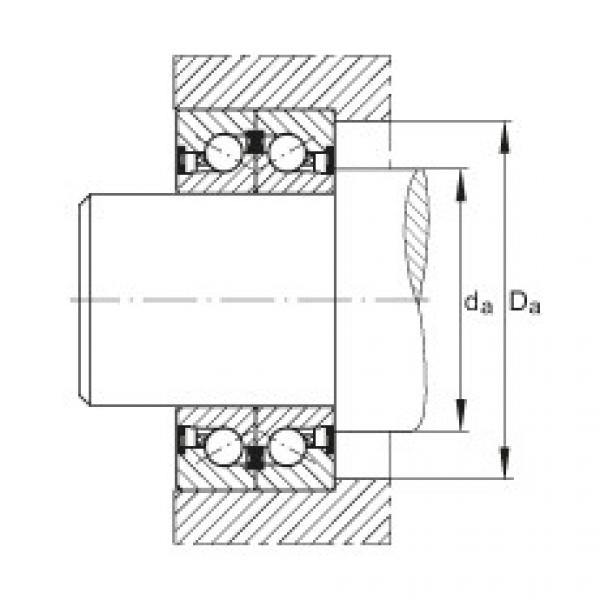 FAG distributor of fag bearing in italy Axial angular contact ball bearings - BSB4072-2Z-SU #3 image