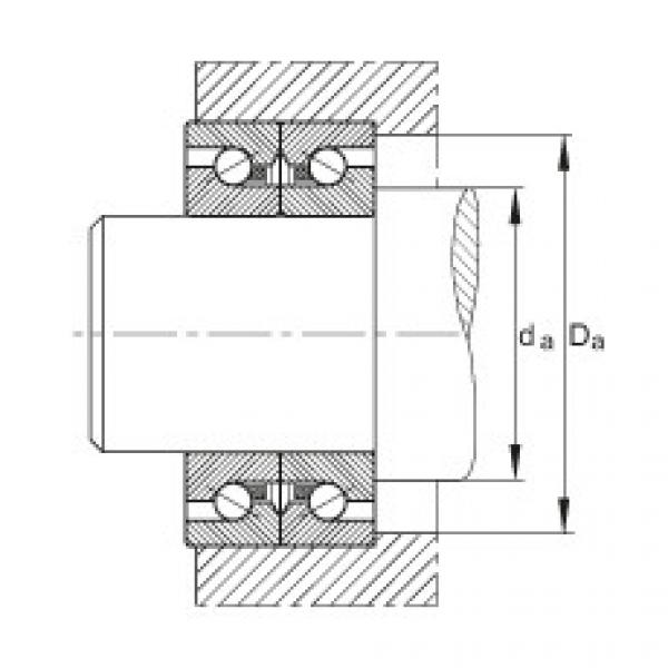 FAG timken bearing hh 228310 Axial angular contact ball bearings - BSB3062-SU-L055 #2 image