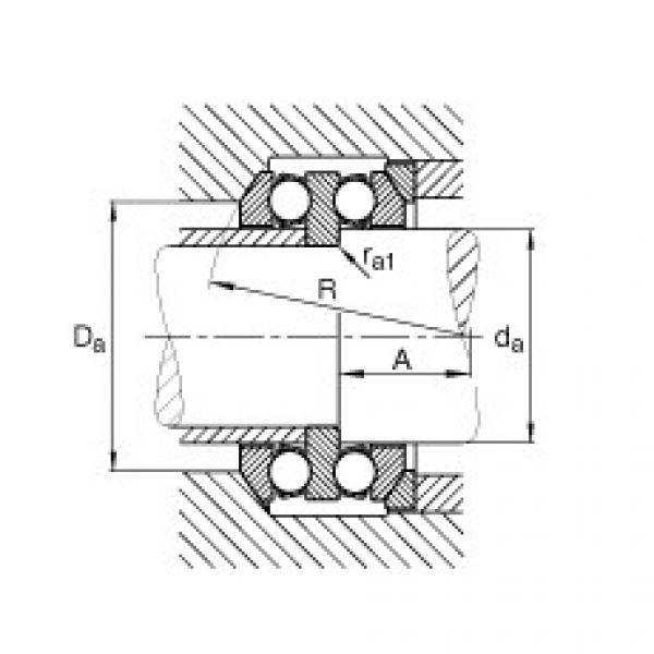 FAG ntn flange bearing dimensions Axial deep groove ball bearings - 54324-MP #5 image