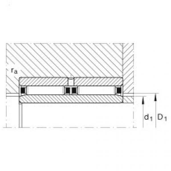 FAG 7218 b mp fag angular contact bearing 90x160x30 Needle roller bearings - NAO30X45X26-ZW-ASR1-XL #3 image