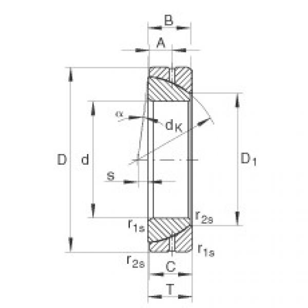 FAG 608 bearing skf Angular contact spherical plain bearings - GE40-SX #4 image