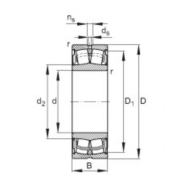 FAG bearing racing skfseri bearingnya c4 Sealed spherical roller bearings - WS22217-E1-XL-2RSR #4 image