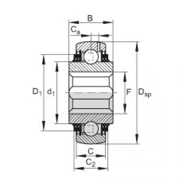 FAG bearing ntn 912a Self-aligning deep groove ball bearings - VKE28-209-KTT-B-GA47/70 #4 image