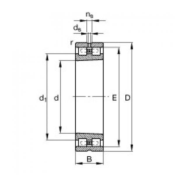FAG cad skf ball bearing Cylindrical roller bearings - NN3084-AS-K-M-SP #3 image