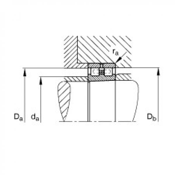 FAG ntn flange bearing dimensions Cylindrical roller bearings - NN3014-AS-K-M-SP #5 image