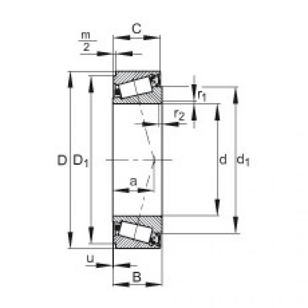 FAG 6203 bearing skf Tapered roller bearings - JK0S070-A #3 image