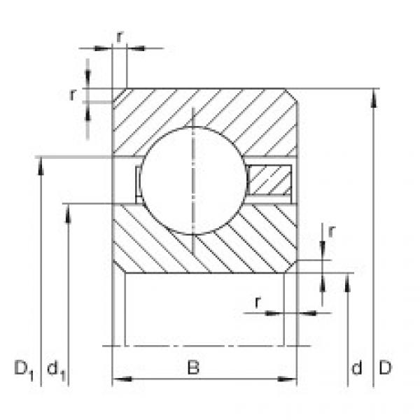 FAG nsk bearing series Thin section bearings - CSCC075 #5 image