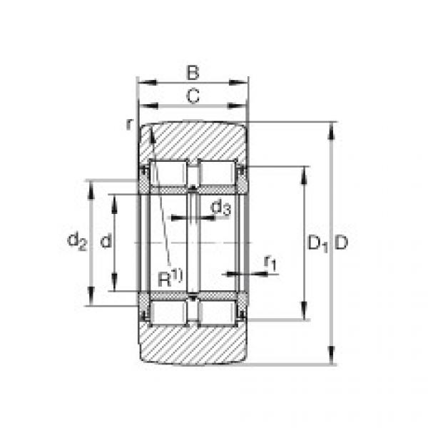 FAG distributor of fag bearing in italy Yoke type track rollers - NNTR50X130X65-2ZL #5 image