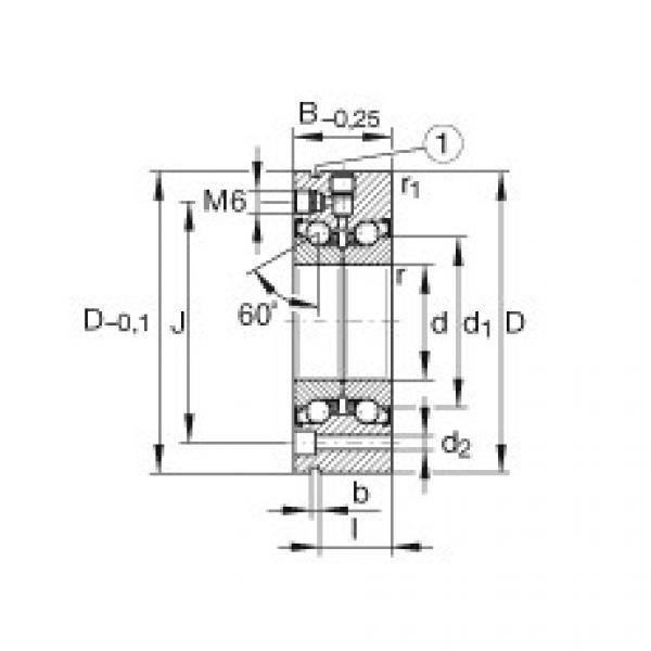 FAG beariing 24140cck30 w33 skf Axial angular contact ball bearings - ZKLF90190-2Z-XL #2 image