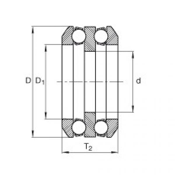 FAG nsk bearing series Axial deep groove ball bearings - 808 #5 image