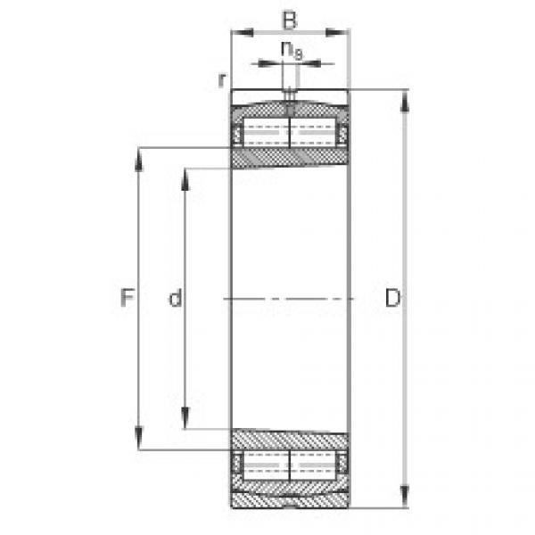 FAG distributor of fag bearing in italy Cylindrical roller bearings - Z-574099.ZL-K-C5 #4 image