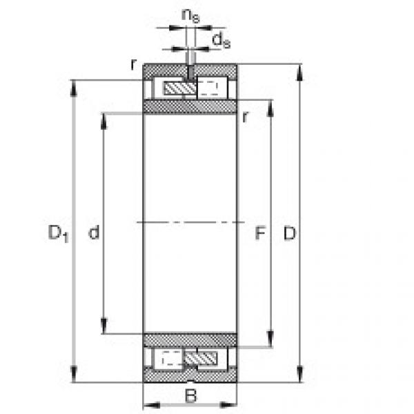 FAG low noise bearing nsk Cylindrical roller bearings - NNU4924-S-M-SP #3 image