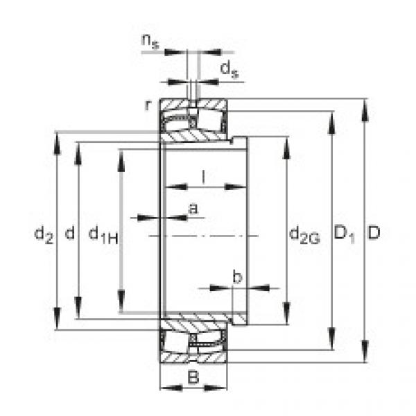 FAG cara menentukan ukuran bearing skf diameter luar 6212 Spherical roller bearings - 22340-BE-XL-K + AH2340 #4 image