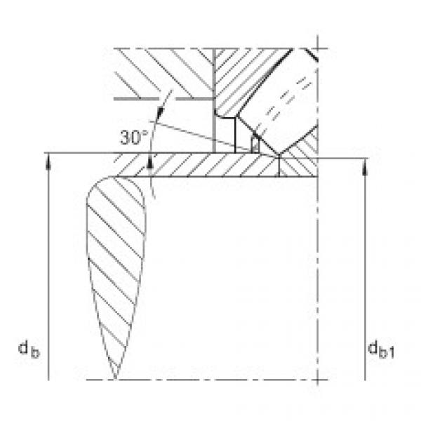 FAG bearing size chart nsk Axial spherical roller bearings - 29344-E1-XL #5 image