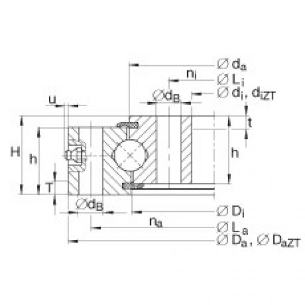 FAG ntn 6003z bearing dimension Four point contact bearings - VU140325 #5 image