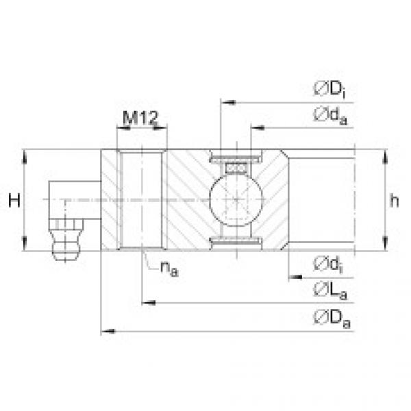 FAG fl205 bearing housing to skf Four point contact bearings - VU130225 #5 image