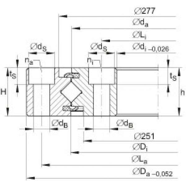 FAG psita ina Crossed roller bearings - XU080264 #5 image