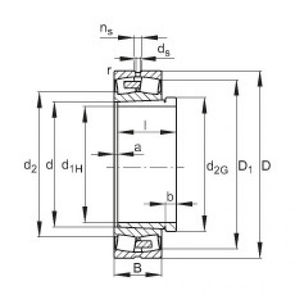 FAG distributor of fag bearing in italy Spherical roller bearings - 231/530-BEA-XL-K-MB1 + AH31/530A-H #4 image