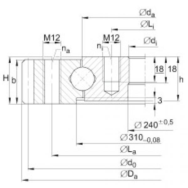 FAG 608 bearing skf Four point contact bearings - VA160302-N #5 image