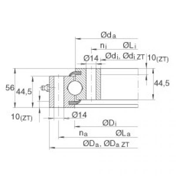 FAG 6301dulx japan nsk 898 Four point contact bearings - VSU200644 #5 image