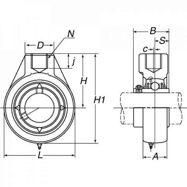 UCHB204D1 JAPAN NTN  SPHERICAL  ROLLER  BEARINGS  #5 image