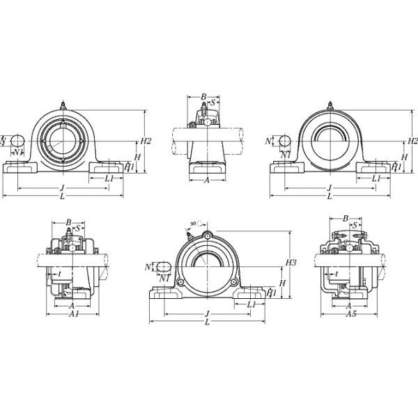 UCP204D1 JAPAN NTN  SPHERICAL  ROLLER  BEARINGS  #5 image