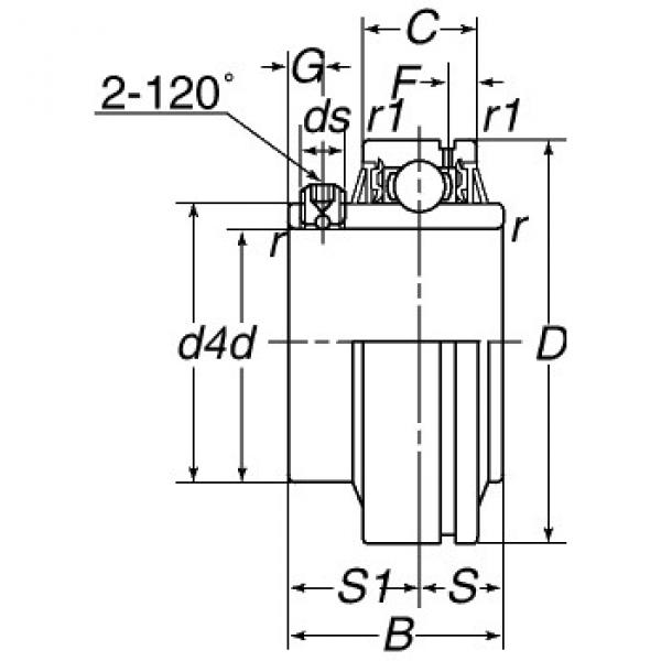 UCS310-114D1 JAPAN NTN  SPHERICAL  ROLLER  BEARINGS  #5 image