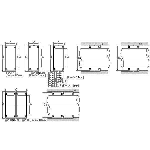 RNA6914R JAPAN NTN  SPHERICAL  ROLLER  BEARINGS  #5 image