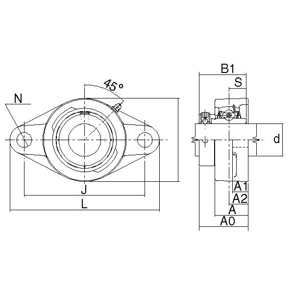 UELFLU-1.1/4S NTN SPHERICAL ROLLER NTN JAPAN BEARING #5 image