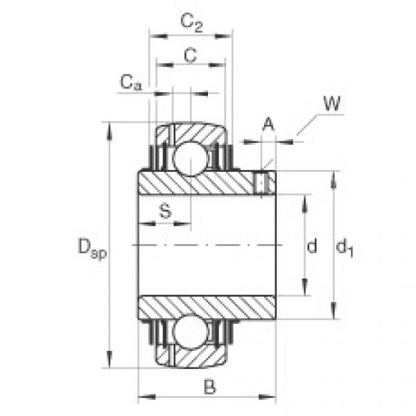 Bearing Original Brand GYE17-KRR-B-VA  INA    #5 image