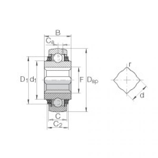 Bearing Original Brand GVK104-209-KTT-B-AS2/V  INA    #5 image