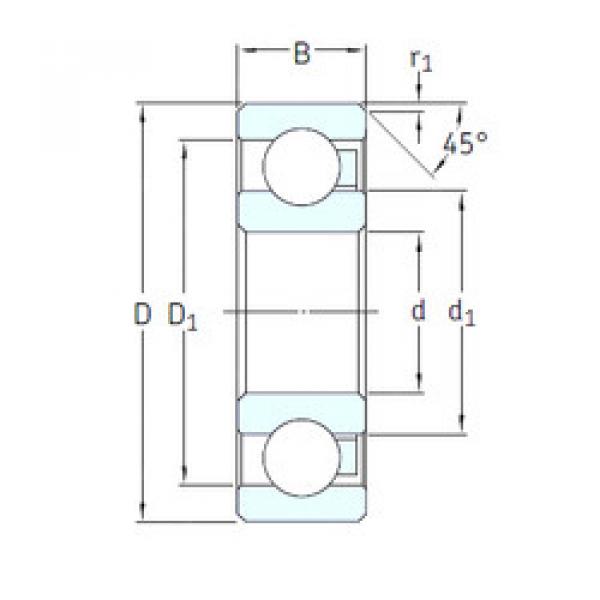 Bearing BEARING UNIT UCF209 45 NSK online catalog 6303/HR22T2  SKF    #5 image