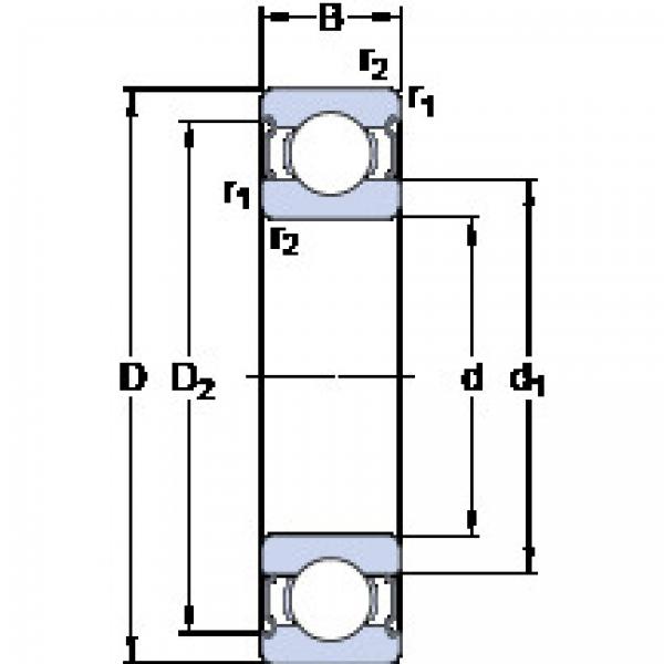 Bearing BEARING UNIT UCF209 45 NSK online catalog 6201-2Z/VA201  SKF    #5 image